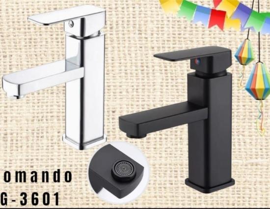 Torneira banheiro monocomando misturador moderna anj - 1056 B-max cromado