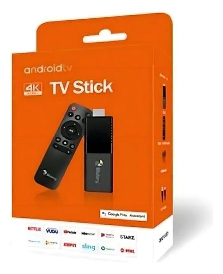 Tv Stick Smart Tv Android 4k Wi-fi Hdmi Streaming Cor Preto Tipo De Controle Remoto Mini TVN3